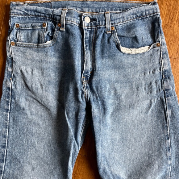 Men's Levi's 505 Denim Jeans, Broken-in, Size 34x30 - Picture 3 of 6